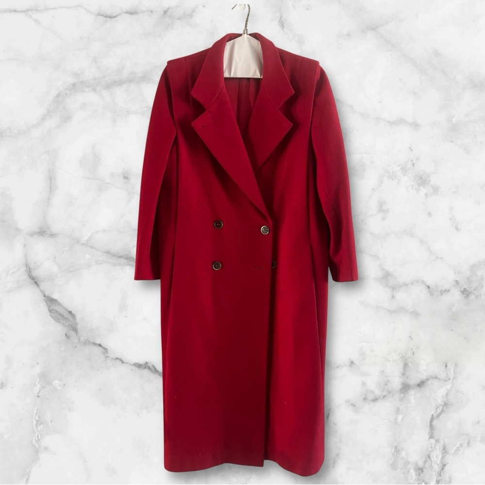 Vintage 100% pure Wool Trench Coat Medium-Large